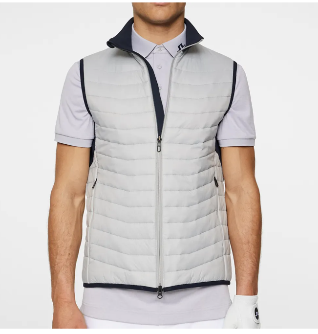J.Lindeberg Golf Gilet Holden Quilt Hybrid Vest High Rise SS25