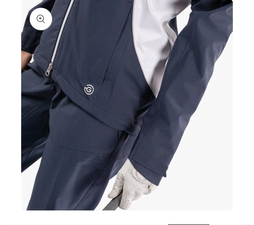 Galvin Green Amy Ladies Waterproof Golf Jacket Navy/White Size L *BRAND NEW*