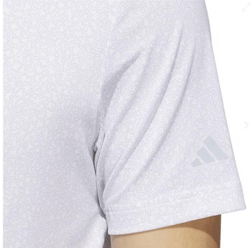 adidas Gents Ultimate365 Mini Bunker Polo Shirt White - Wonder Blue JN9134