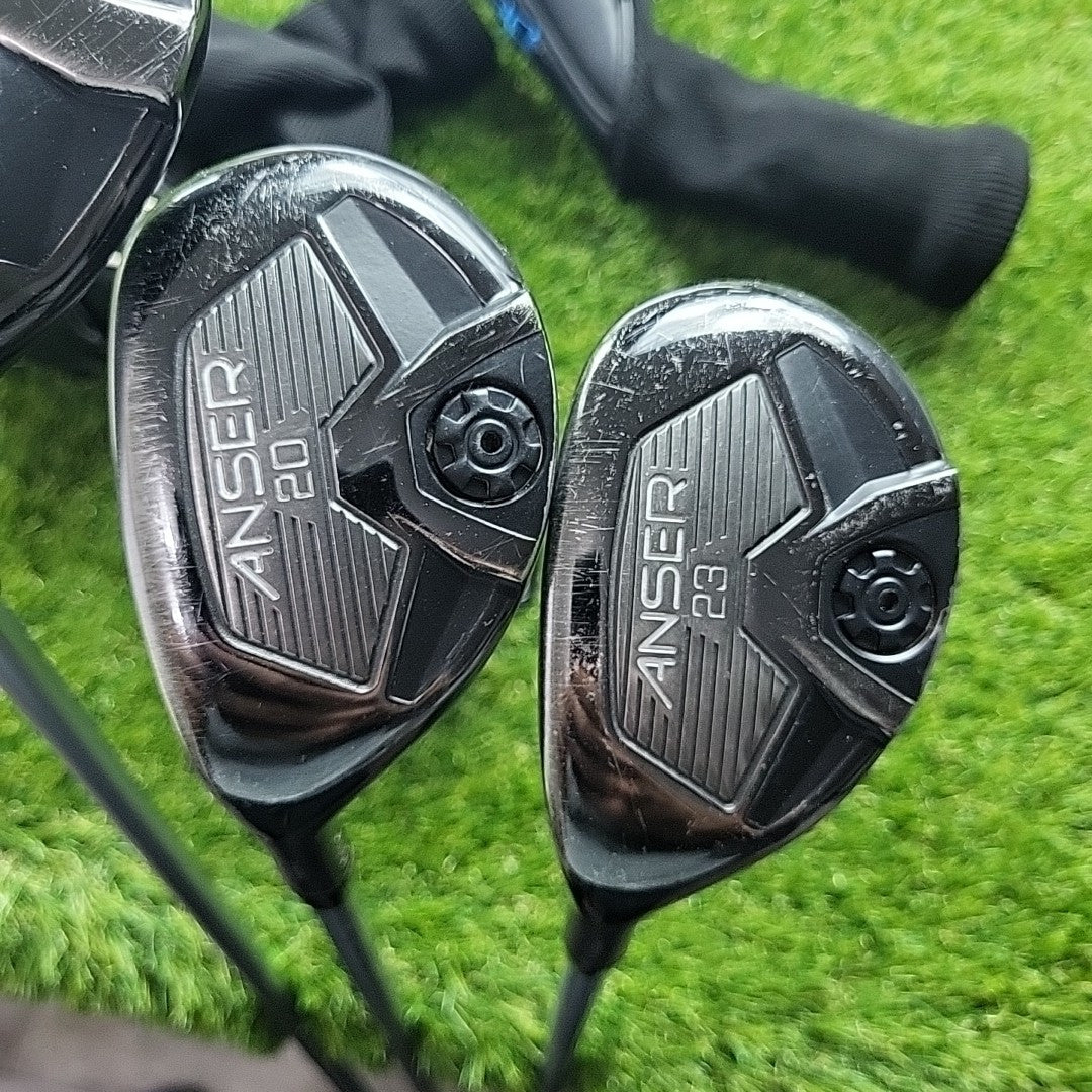 Ping Anser Wood Set 3 Wood, 3 & 4 Hybrids Regular Flex Shafts *LEFT HANDED*